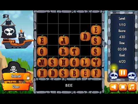 Game Halloween Words