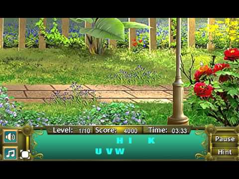Game Garden Secrets - Hidden Letters
