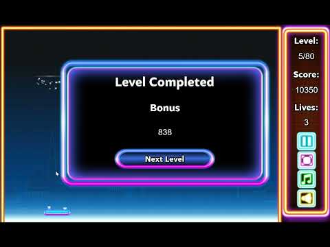 Game Neon Arkanoid