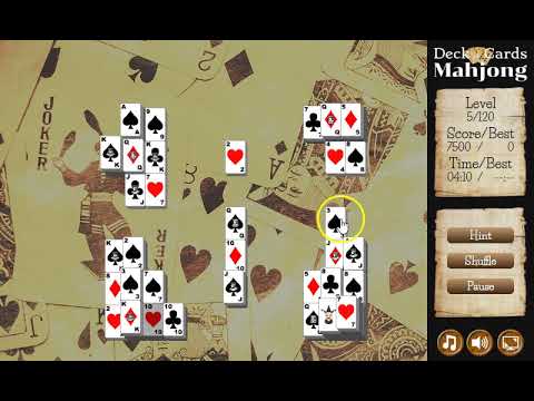 Game Deck of Cards Mahjong