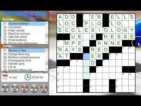 Game Daily Crossword