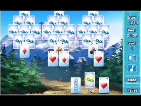 Game Snowy Peaks Solitaire