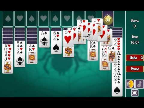 Game Spider Solitaire 2 Suits