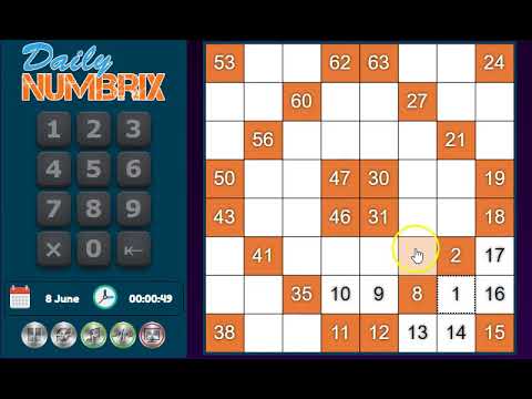 Game Daily Numbrix