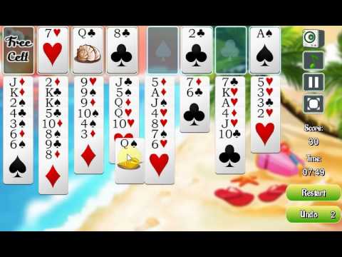 Game Freecell Summer Holiday