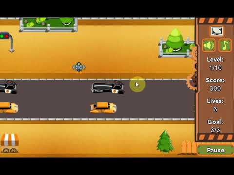 Game Robot Cross Road